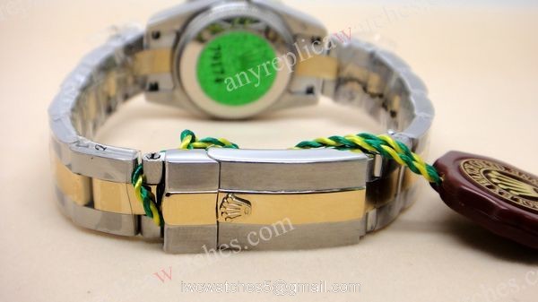 Replica Rolex Datejust watch Two Tone Oyster Black Flower Dial Replica Rolex Datejust watch Two Tone Oyster Black Flower Dial