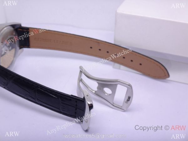 Replica Omega Seamaster Co-Axial Watch Black Dial / Black Leather Strap Replica Omega Seamaster Co-Axial Watch Black Dial / Black Leather Strap