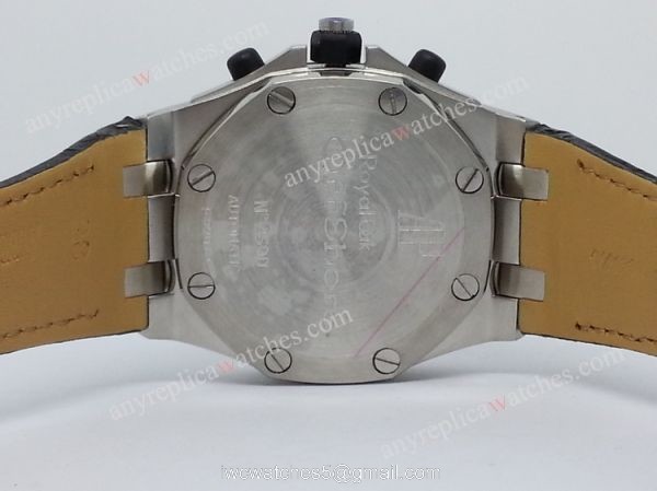 Cheap Audemars Piguet Replica Watches AP Royal Oak Offshore White Face Black Leather Strap 44mm Cheap Audemars Piguet Replica Watches AP Royal Oak Offshore White Face Black Leather Strap 44mm
