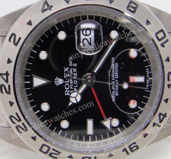 Rolex 116570 Explorer II GMT Stainless Steel Black Dial 40mm Watch Rolex 116570 Explorer II GMT Stainless Steel Black Dial 40mm Watch