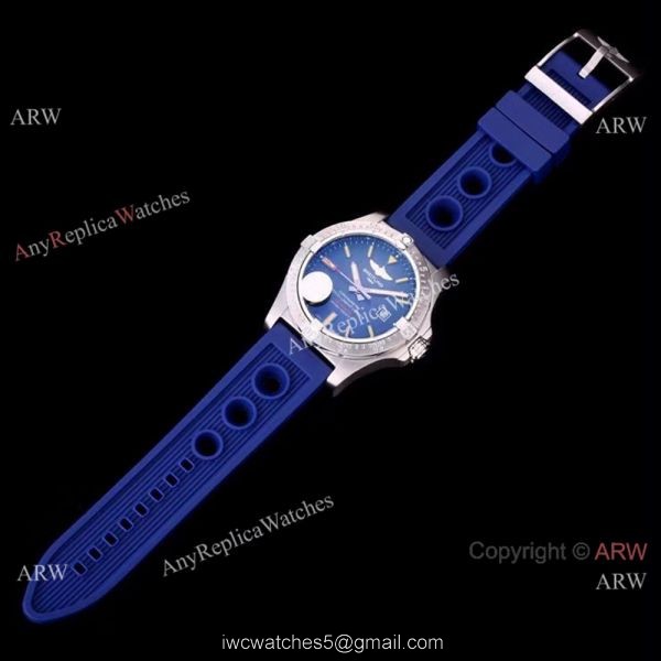 2018 New Breitling Avenger Blackbird Replica Watch Blue Band w Blue Face 2018 New Breitling Avenger Blackbird Replica Watch Blue Band w Blue Face