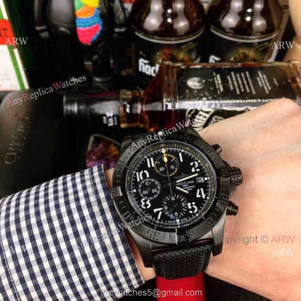 Copy Breitling Super Avenger II Watches Green Dial Black Case Copy Breitling Super Avenger II Watches Green Dial Black Case
