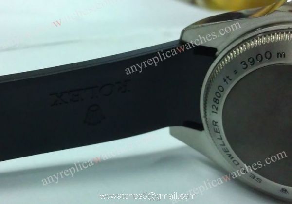 Sports Rolex Deepsea 44mm Replica Watch and Black rubber watchband Sports Rolex Deepsea 44mm Replica Watch and Black rubber watchband
