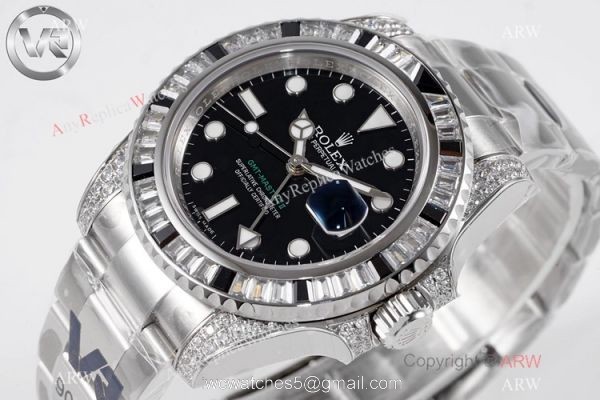Swiss 1:1 Copy Rolex GMT-Master 2 Black Sapphire Watch VR Factory MAX Version Swiss 3186 Movement Swiss 1:1 Copy Rolex GMT-Master 2 Black Sapphire Watch VR Factory MAX Version Swiss 3186 Movement