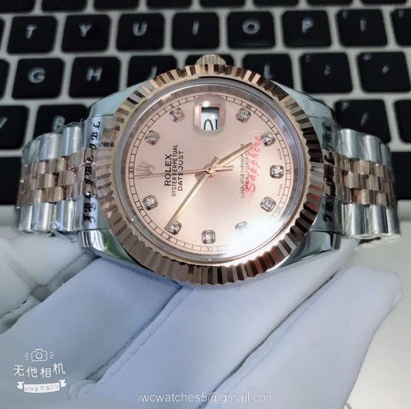 High Quality Rolex Datejust Jubilee Watch Rose Gold Face 40MM Mens High Quality Rolex Datejust Jubilee Watch Rose Gold Face 40MM Mens