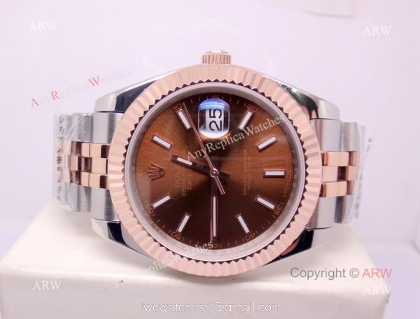 Two Tone Rose Gold Rolex Datejust Jubilee Replica Watch 40mm Two Tone Rose Gold Rolex Datejust Jubilee Replica Watch 40mm