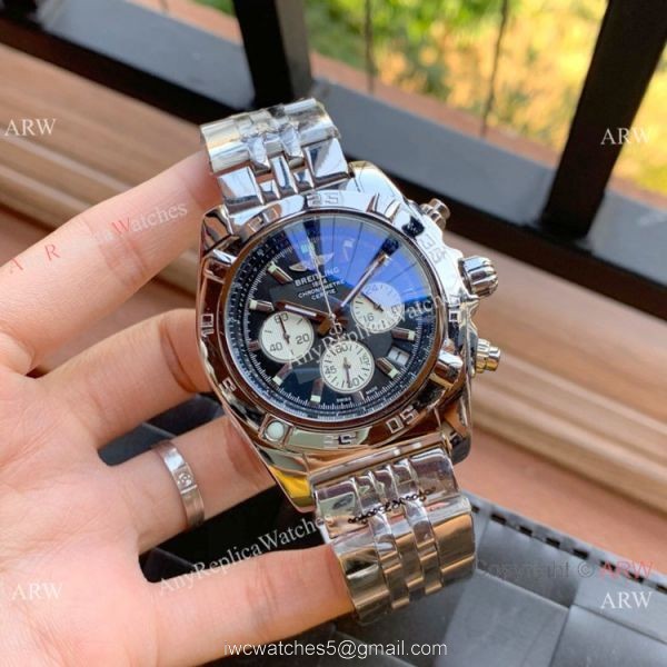 Best Quality Copy Breitling Chronomat 01 Watches Yellow Dial 43mm Best Quality Copy Breitling Chronomat 01 Watches Yellow Dial 43mm