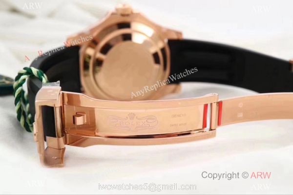 Rolex YachtMaster Rose Gold Replica Watch AR Factory/904L/Swiss 2836 Rolex YachtMaster Rose Gold Replica Watch AR Factory/904L/Swiss 2836