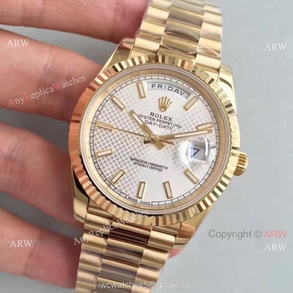 (EW) Swiss 3255 Rolex Presidential 41mm Replica Watch DayDate II White Dial (EW) Swiss 3255 Rolex Presidential 41mm Replica Watch DayDate II White Dial