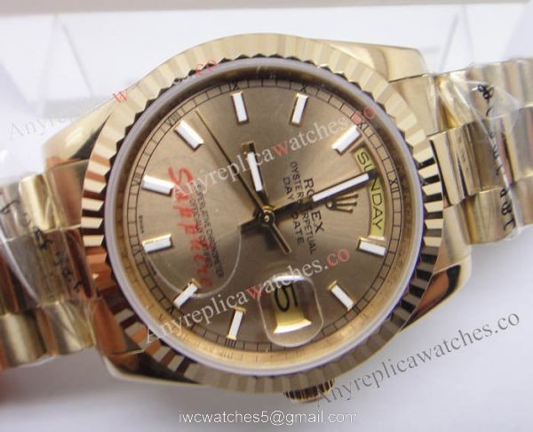 1:1 Copy Rolex Day-Date Full Yellow Gold Mens Watch High Quality 1:1 Copy Rolex Day-Date Full Yellow Gold Mens Watch High Quality
