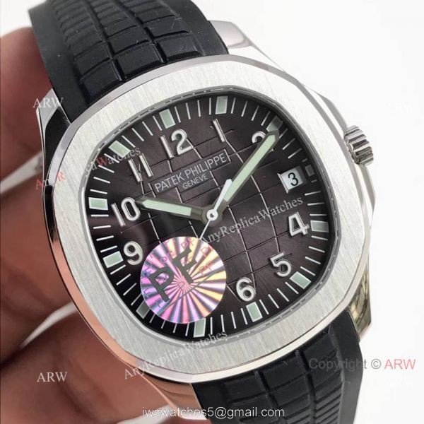 Copy Swiss Cal 324 Patek Philippe Aquanaut Grey Dial Watch Copy Swiss Cal 324 Patek Philippe Aquanaut Grey Dial Watch