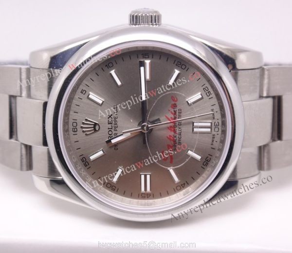NEW Replica Rolex Oyster Perpetual Watch SS Gray Dial NEW Replica Rolex Oyster Perpetual Watch SS Gray Dial