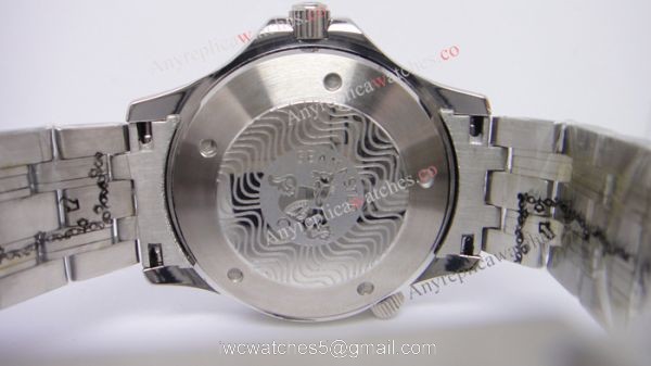 Omega Seamaster 300 Replica James Bond Watch SS Blue Dial 40mm For Men Omega Seamaster 300 Replica James Bond Watch SS Blue Dial 40mm For Men