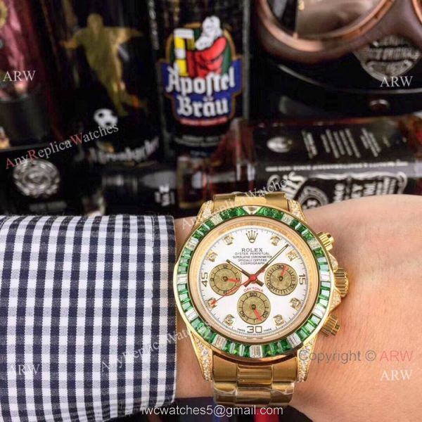 Limited Edition Daytona Rolex Rainbow Replica Watch 42mm Limited Edition Daytona Rolex Rainbow Replica Watch 42mm