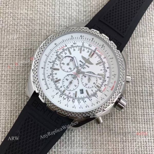 Breitling 1884 Bentley Motors T SS Black Dial w Blue Sub-dial Watch Breitling 1884 Bentley Motors T SS Black Dial w Blue Sub-dial Watch