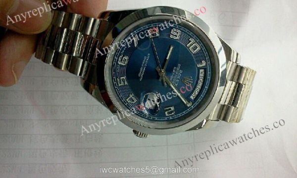 Best Replica Rolex Presidential Day-date II Watch Blue Arabic 41mm Best Replica Rolex Presidential Day-date II Watch Blue Arabic 41mm