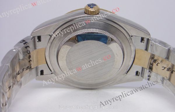 Rolex 2-Tone Datejust II Replica Watch Black Dial Roman Markers Rolex 2-Tone Datejust II Replica Watch Black Dial Roman Markers