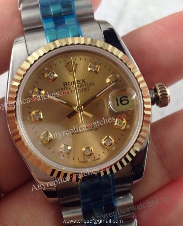 Replica Rolex 2-Tone Jubilee Datejust Gold Watch 31mm Replica Rolex 2-Tone Jubilee Datejust Gold Watch 31mm