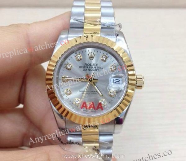 Replica Rolex Lady Datejust 31mm 2-Tone Gray Face Lady watch Replica Rolex Lady Datejust 31mm 2-Tone Gray Face Lady watch