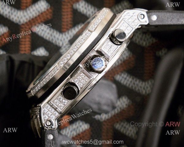 Knockoff Audemars Piguet Royal Oak Offshore Watch Iced Out White Face Knockoff Audemars Piguet Royal Oak Offshore Watch Iced Out White Face