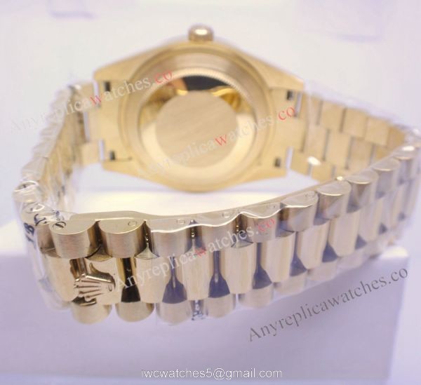 High Quality Replica Yellow Gold Rolex Day-Date II Watch 41mm Gold Dial High Quality Replica Yellow Gold Rolex Day-Date II Watch 41mm Gold Dial