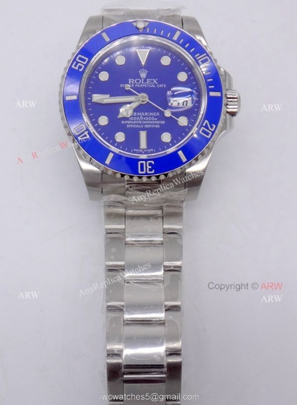 NEW UPGRADED SS Blue Dial Blue Ceramic Bezel Swiss Replica Rolex Submariner watch NEW UPGRADED SS Blue Dial Blue Ceramic Bezel Swiss Replica Rolex Submariner watch