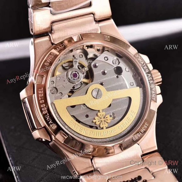 Copy Patek Philippe Nautilus Womens Rose Gold and Diamond 35mm watch Swiss Quality Copy Patek Philippe Nautilus Womens Rose Gold and Diamond 35mm watch Swiss Quality