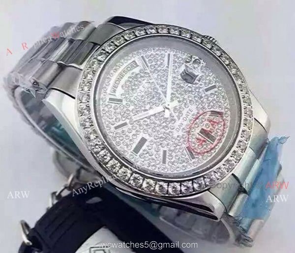 High Quality Rolex Diamond Bezel Replica Watch DDII 41mm High Quality Rolex Diamond Bezel Replica Watch DDII 41mm