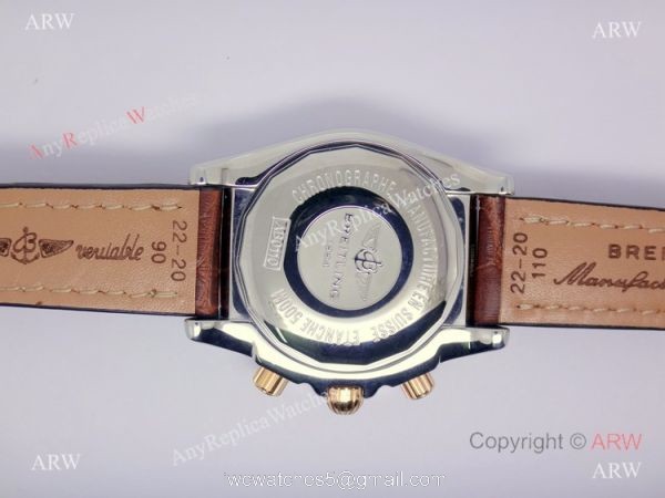 Replica Breitling Chronomat Swiss watch Rose gold subdial Replica Breitling Chronomat Swiss watch Rose gold subdial