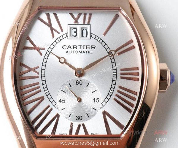 Swiss Grade Cartier Tortue de Watch Replica Silver Roman Dial Swiss Grade Cartier Tortue de Watch Replica Silver Roman Dial
