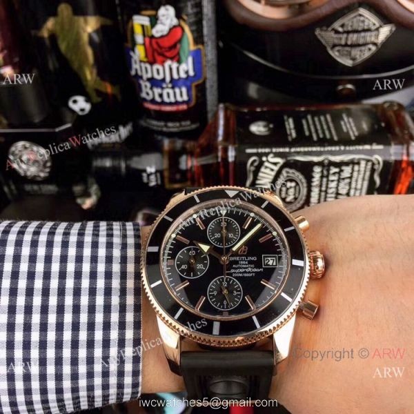 Replica Breitling Superocean Chronograph Men Watch Rose Gold Replica Breitling Superocean Chronograph Men Watch Rose Gold