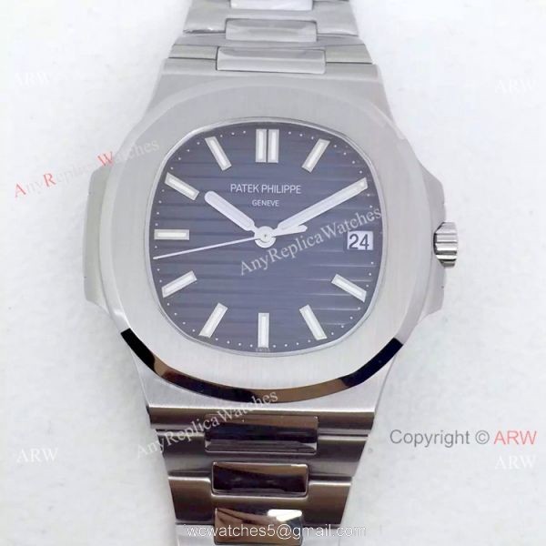 Swiss 324SC Patek Philippe Blue Face SS Watch Swiss 324SC Patek Philippe Blue Face SS Watch