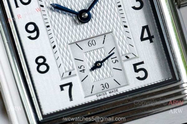 AN Factory Swiss Replica Jaeger-LeCoultre Reverso Duoface White Face Watches AN Factory Swiss Replica Jaeger-LeCoultre Reverso Duoface White Face Watches
