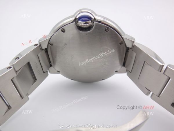 42mm Cartier Ballon Bleu Copy Watch Silver Steel QUARTZ Movement 42mm Cartier Ballon Bleu Copy Watch Silver Steel QUARTZ Movement