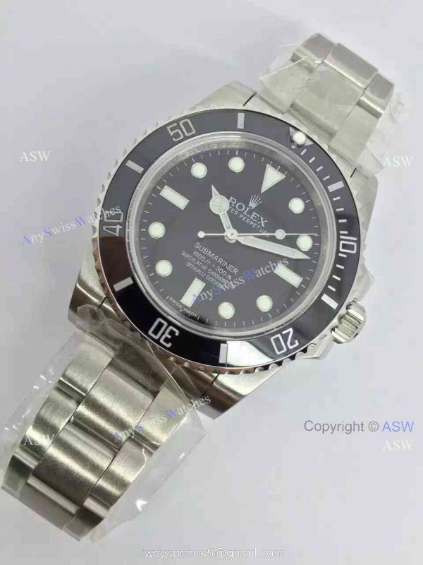 NEW UPGRADED Swiss Rolex Submariner NO DATE Watch SS Black Ceramic Bezel 40mm NEW UPGRADED Swiss Rolex Submariner NO DATE Watch SS Black Ceramic Bezel 40mm