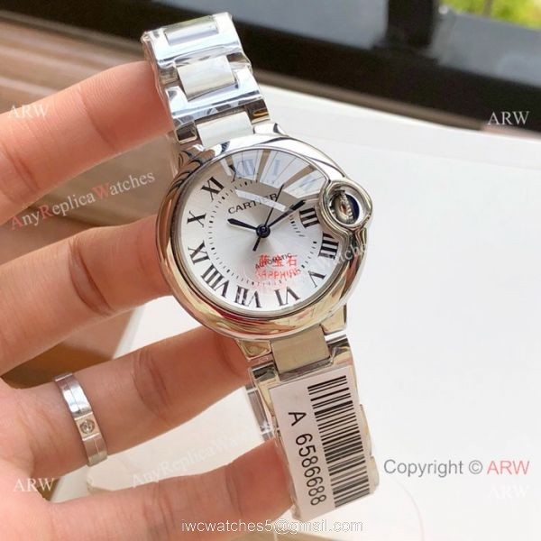 Swiss Quality Womens Fake Cartier Watch Ballon Bleu de 33mm Swiss Quality Womens Fake Cartier Watch Ballon Bleu de 33mm