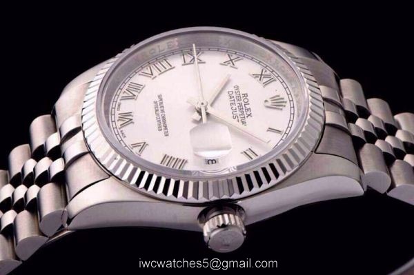 ROLEX DATEJUST SWISS ETA 3135 AUTOMATIC WATCH WHITE FACE ROLEX DATEJUST SWISS ETA 3135 AUTOMATIC WATCH WHITE FACE