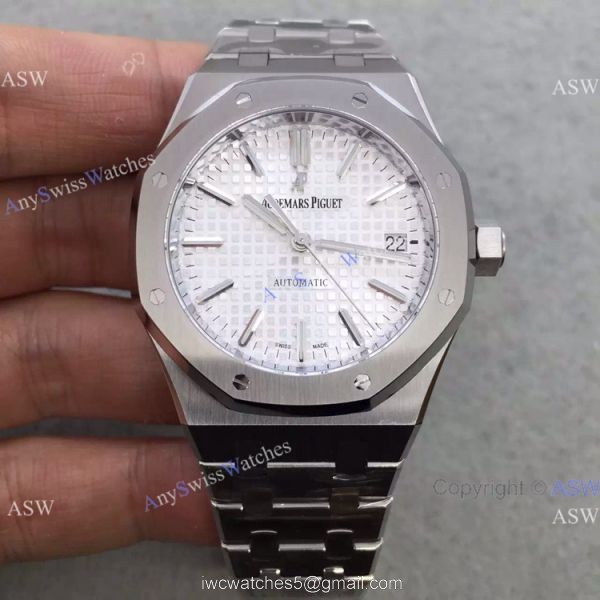 Swiss 3120 Replica Audemars Piguet Royal Oak SS Black Swiss 3120 Replica Audemars Piguet Royal Oak SS Black