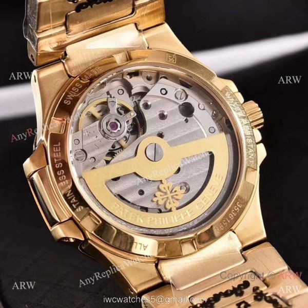 Copy Patek Philippe Nautilus Womens Yellow Gold and Blue Swiss Quality Copy Patek Philippe Nautilus Womens Yellow Gold and Blue Swiss Quality