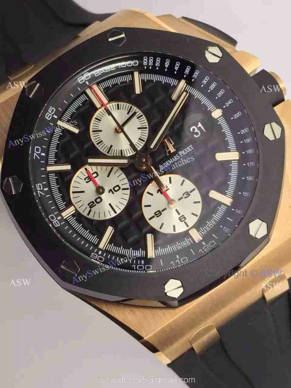 Swiss Audemars Piguet Royal Oak Offshore EARRICHELLO Replica Watch ROSE GOLD Swiss Audemars Piguet Royal Oak Offshore EARRICHELLO Replica Watch ROSE GOLD