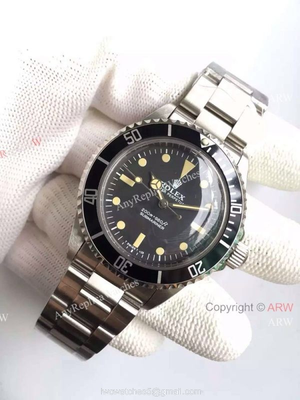 Rolex Vintage Submariner Replica Watch Stainless Steel Black Bezel Rolex Vintage Submariner Replica Watch Stainless Steel Black Bezel