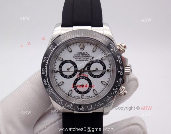 High Qualtiy Copy Rolex Daytona Panda Face Black Ceramic Bezel Watch 40mm High Qualtiy Copy Rolex Daytona Panda Face Black Ceramic Bezel Watch 40mm