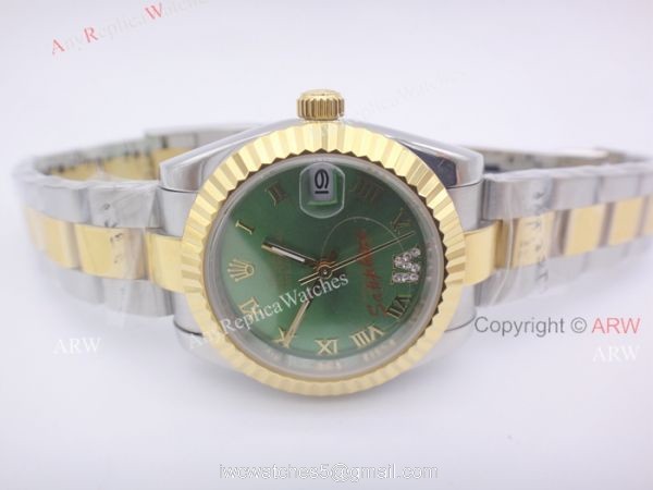 BLACK FRIDAY SALE Rolex Datejust 31mm Watch Diamond VI 2 Tone Olive Green Face Rolex BLACK FRIDAY SALE Rolex Datejust 31mm Watch Diamond VI 2 Tone Olive Green Face Rolex