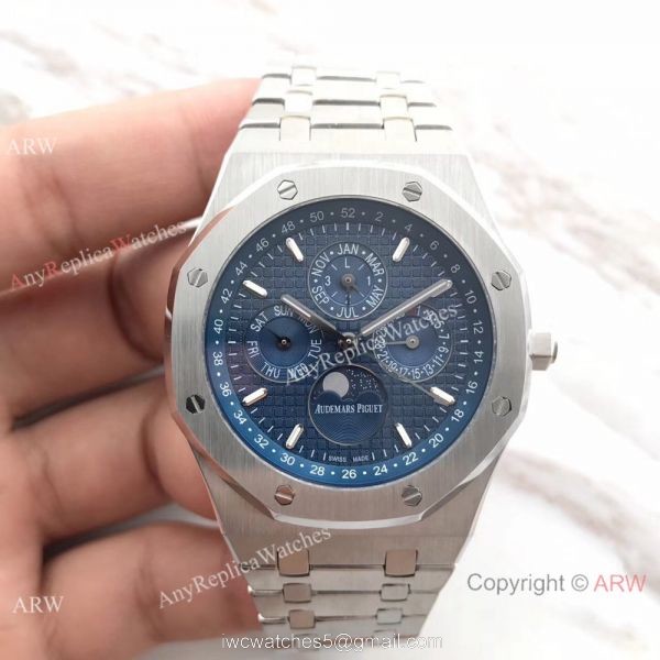 Audemars Piguet Royal Oak Perpetual Calendar Replica Watch Stainless Steel Black Dial 41mm Audemars Piguet Royal Oak Perpetual Calendar Replica Watch Stainless Steel Black Dial 41mm