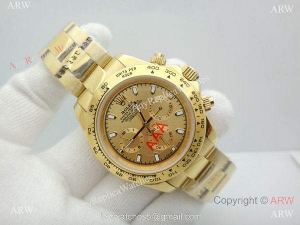 Yellow Gold Rolex Comograph Daytona 40mm Watch Gold Rolex Daytona Replica Watches Yellow Gold Rolex Comograph Daytona 40mm Watch Gold Rolex Daytona Replica Watches