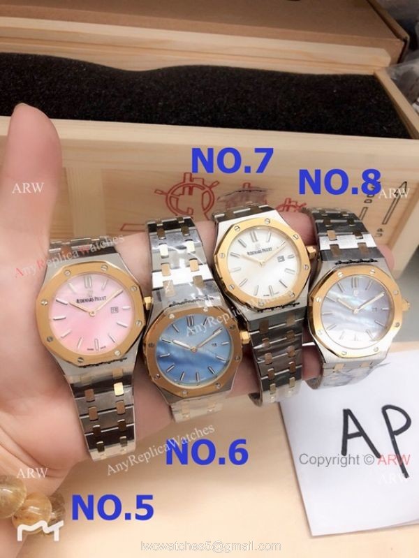 Copy Audemars Piguet Royal Oak 33mm Lady Watch Stainless Steel MOP Dial Copy Audemars Piguet Royal Oak 33mm Lady Watch Stainless Steel MOP Dial