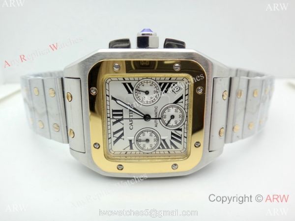 Replica Cartier Santos Chronograph Watch 38mm Replica Cartier Santos Chronograph Watch 38mm
