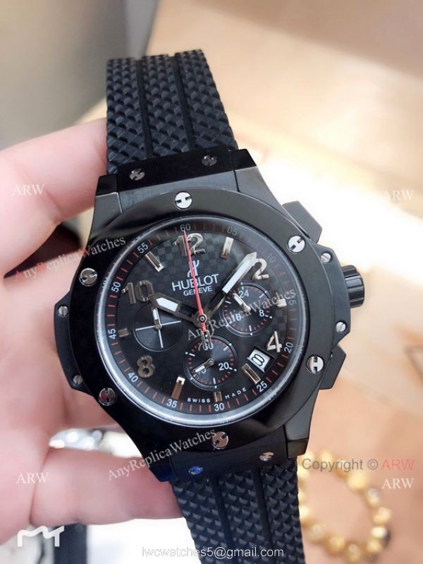 Fake Hublot Geneve Big Bang Tutti Frutti All Black Chronograph Watch Fake Hublot Geneve Big Bang Tutti Frutti All Black Chronograph Watch