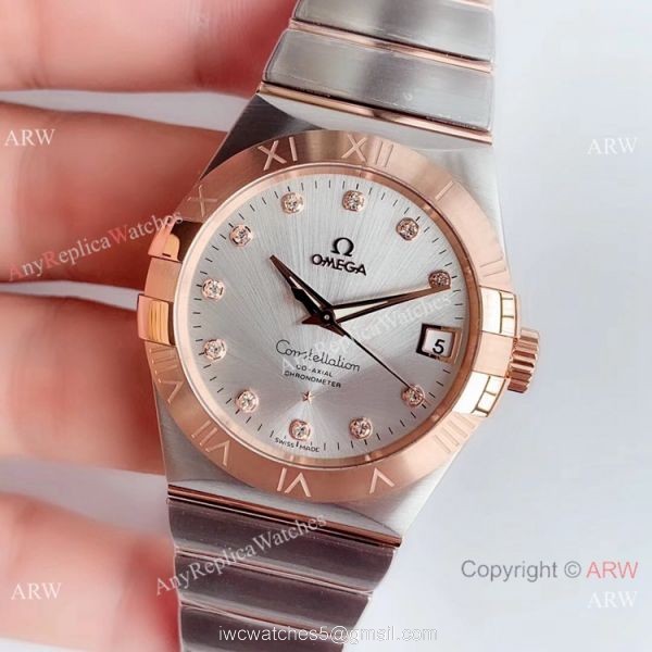 Omega Constellation Co-Axial 38mm Two Tone Rose Gold Watch VSF Asia 8500 Omega Constellation Co-Axial 38mm Two Tone Rose Gold Watch VSF Asia 8500