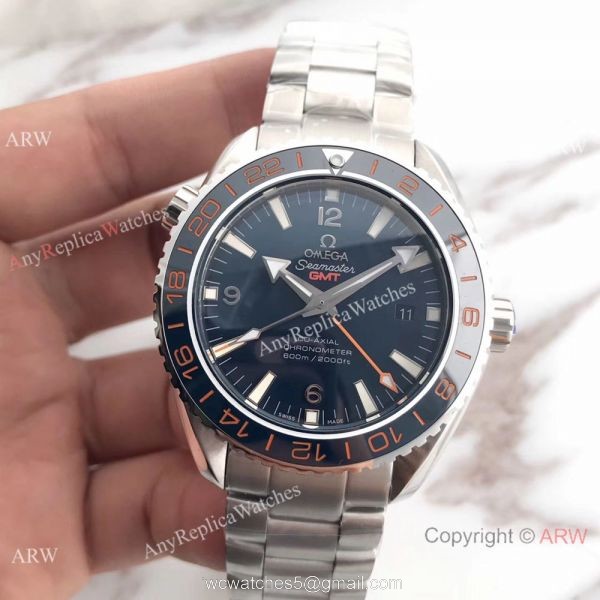 New Version Of Omega Seamaster GMT Swiss 8605 Replica Watch Dark Blue Ceramic New Version Of Omega Seamaster GMT Swiss 8605 Replica Watch Dark Blue Ceramic